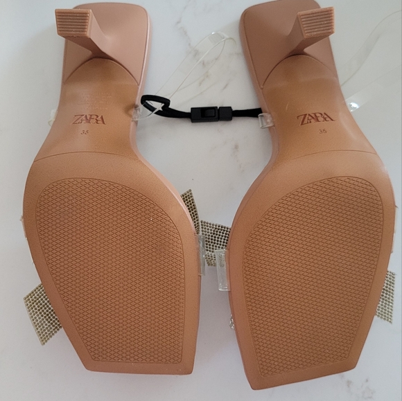 Zara crystal bow heels - Picture 4 of 5